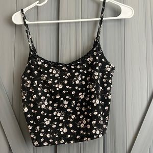 Black spaghetti strap